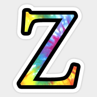 Tie Dye Z Sticker